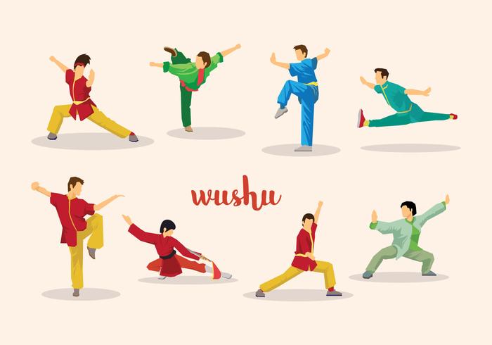 Vettore di Wushu gratis