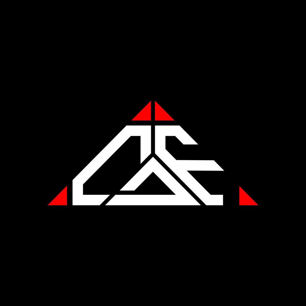 cdf lettera logo creativo design con vettore grafico, cdf semplice e moderno logo nel triangolo forma.