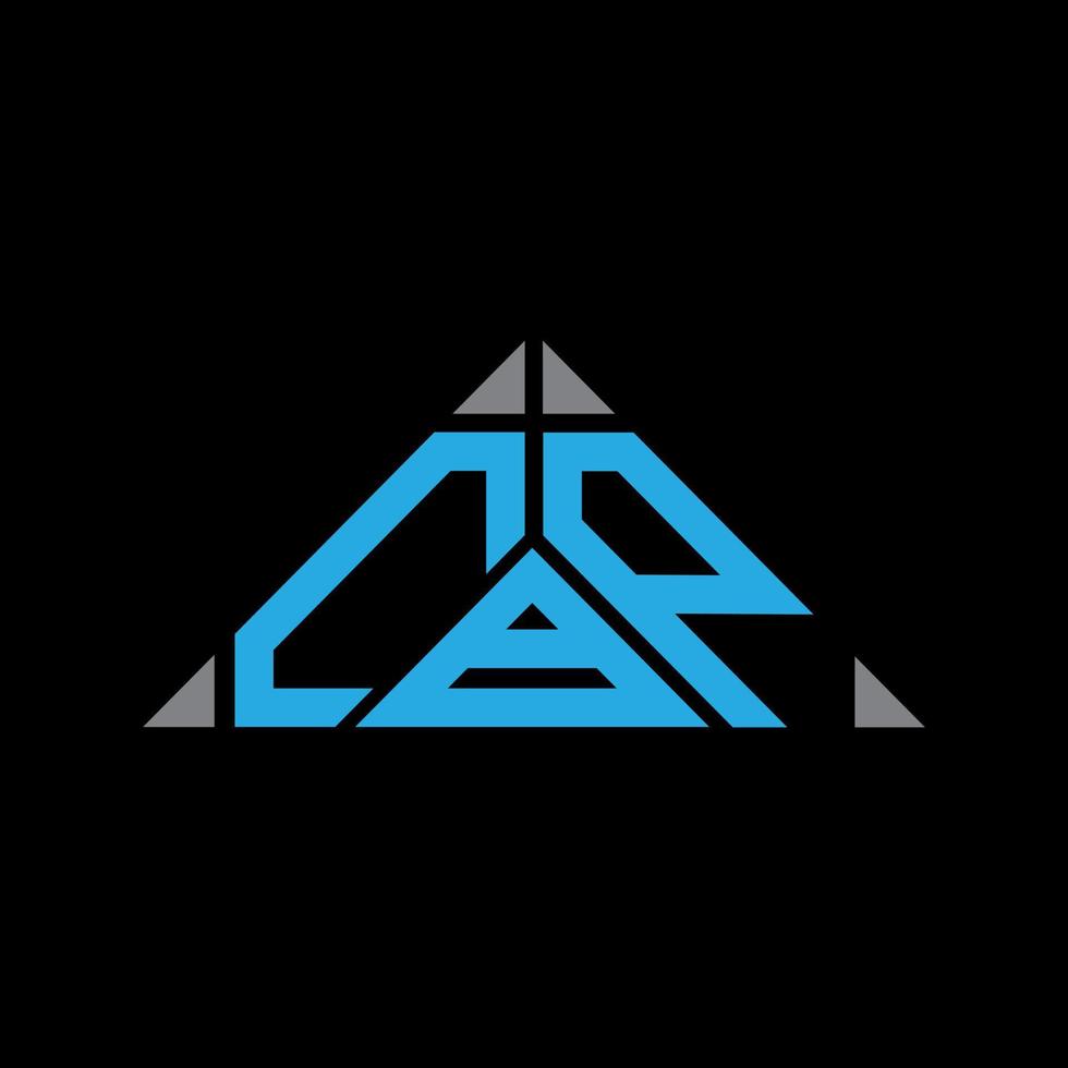 cbp lettera logo creativo design con vettore grafico, cbp semplice e moderno logo nel triangolo forma.