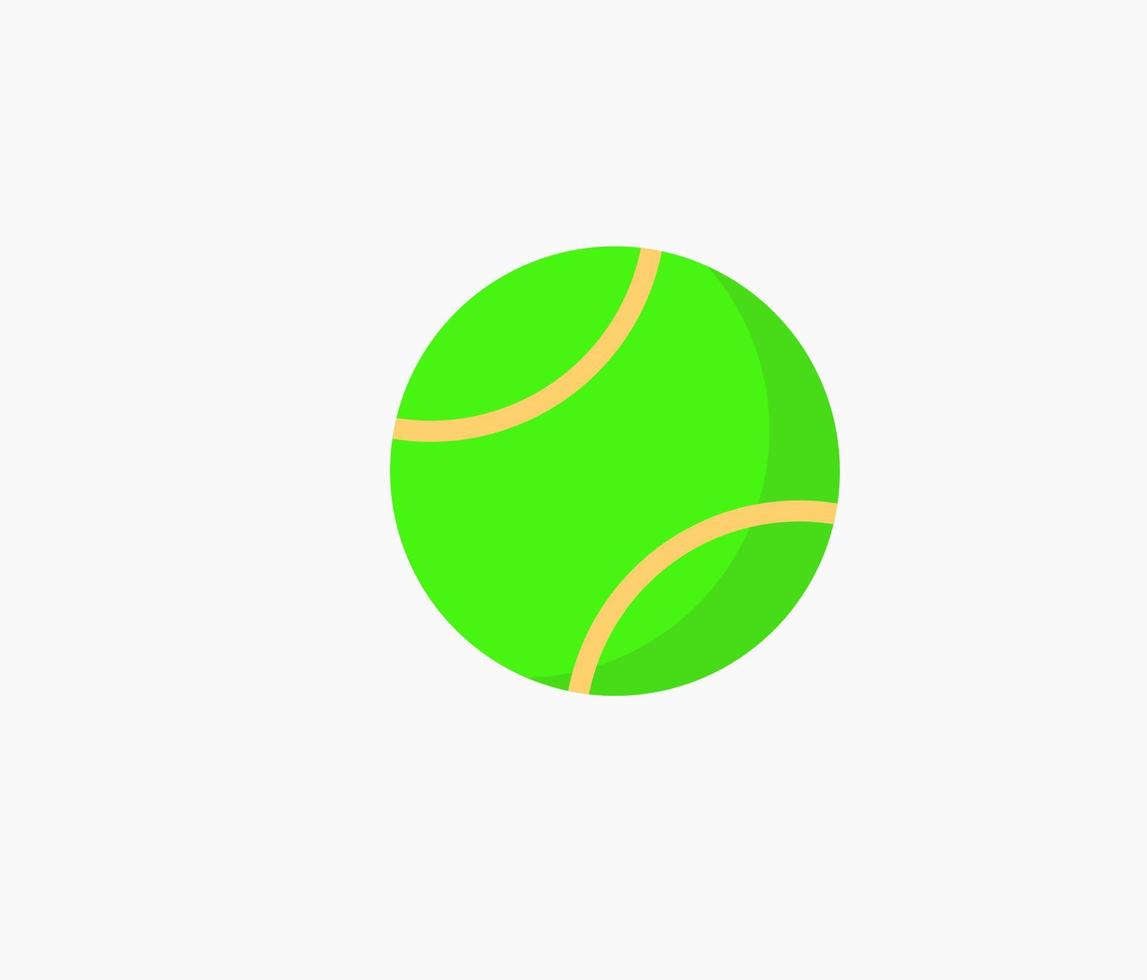 vettore di pallina da tennis