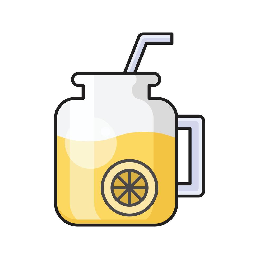 Limone bibita vettore illustrazione su un' sfondo.premio qualità simboli.vettore icone per concetto e grafico design.