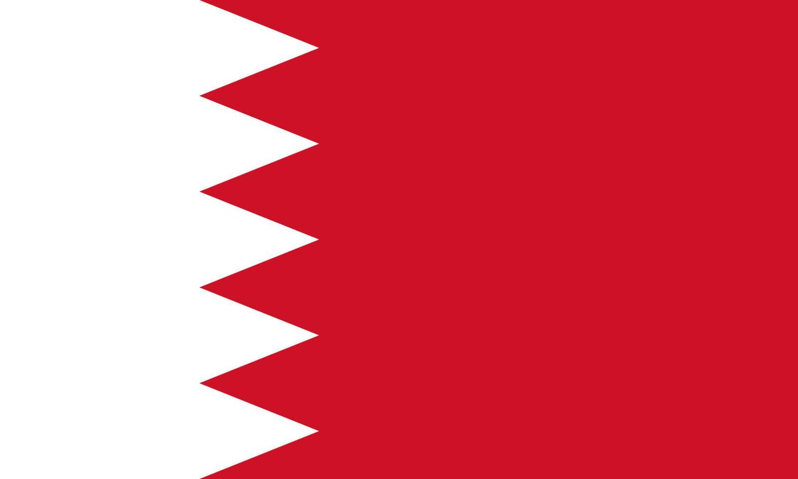 illustrazione di bahrain bandiera vettore