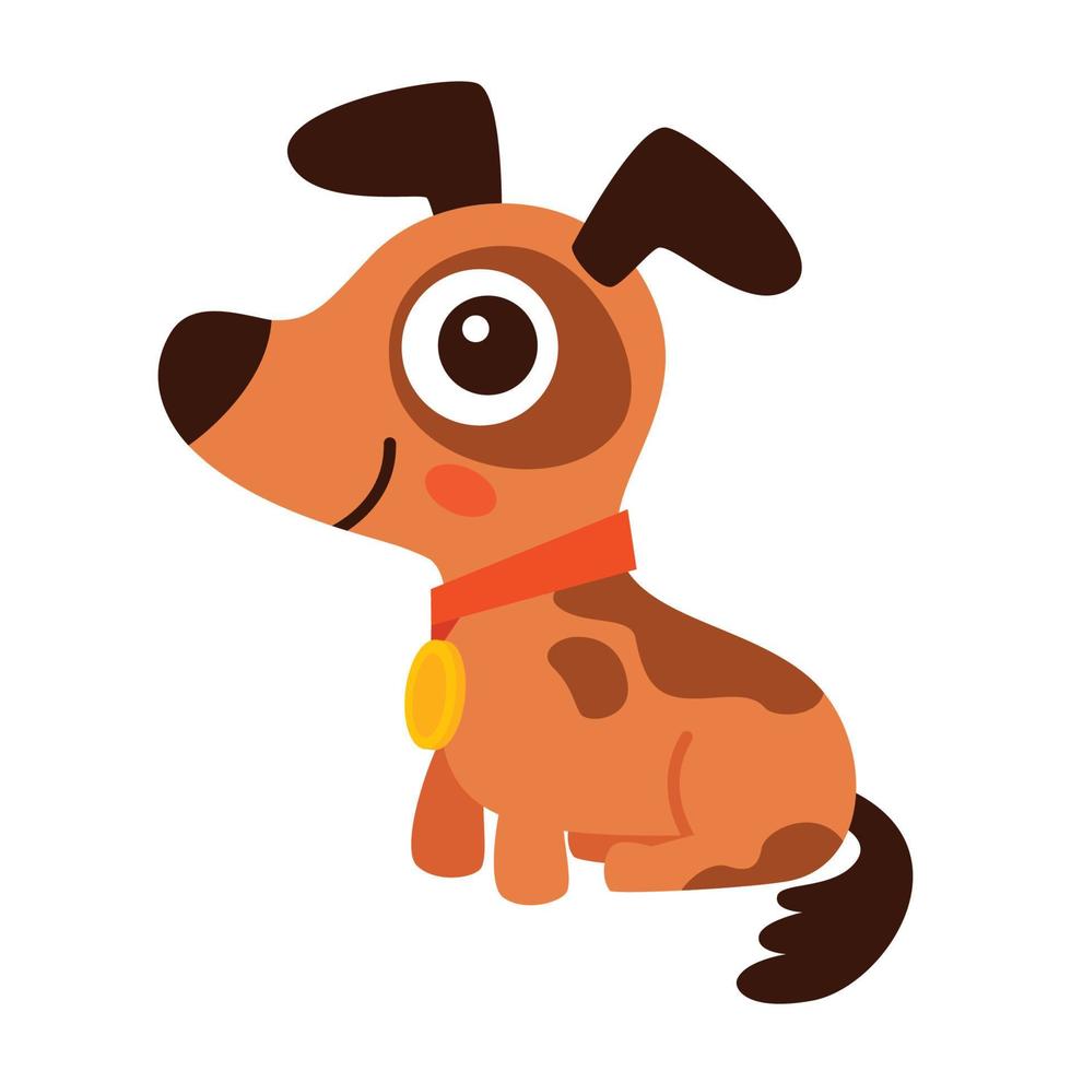 cartone animato disegno di un' cane vettore