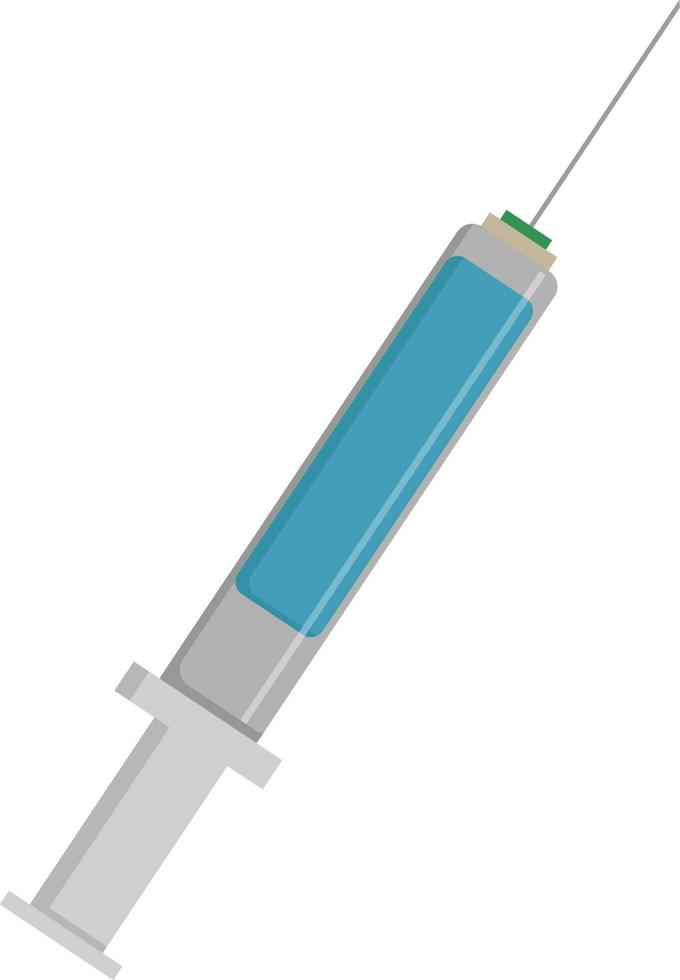 siringa, illustrazione, vettore su bianca sfondo.