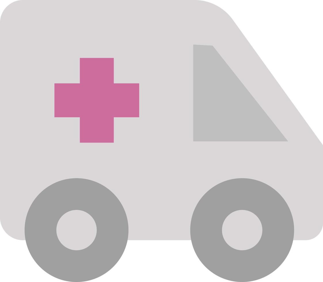 ambulanza furgone, illustrazione, vettore su un' bianca sfondo.