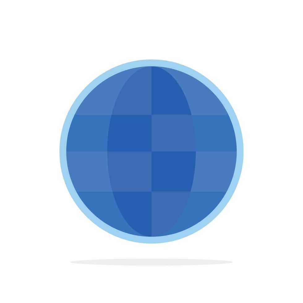 mondo globo carta geografica Internet astratto cerchio sfondo piatto colore icona vettore