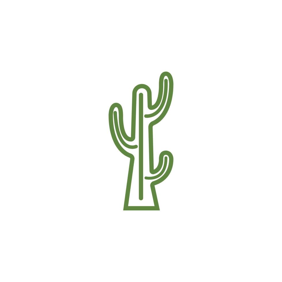 cactus logo vettore