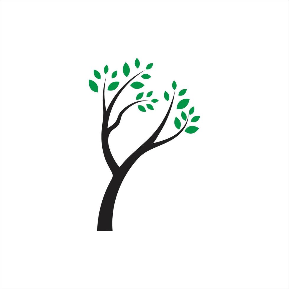 vettore logo albero