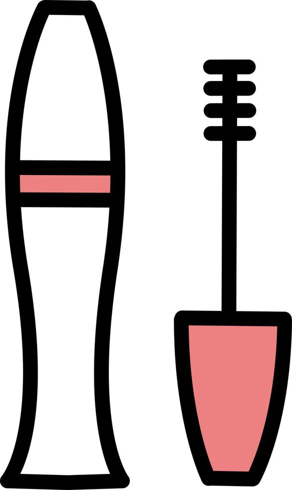 mascara contenitore, illustrazione, su un' bianca sfondo. vettore