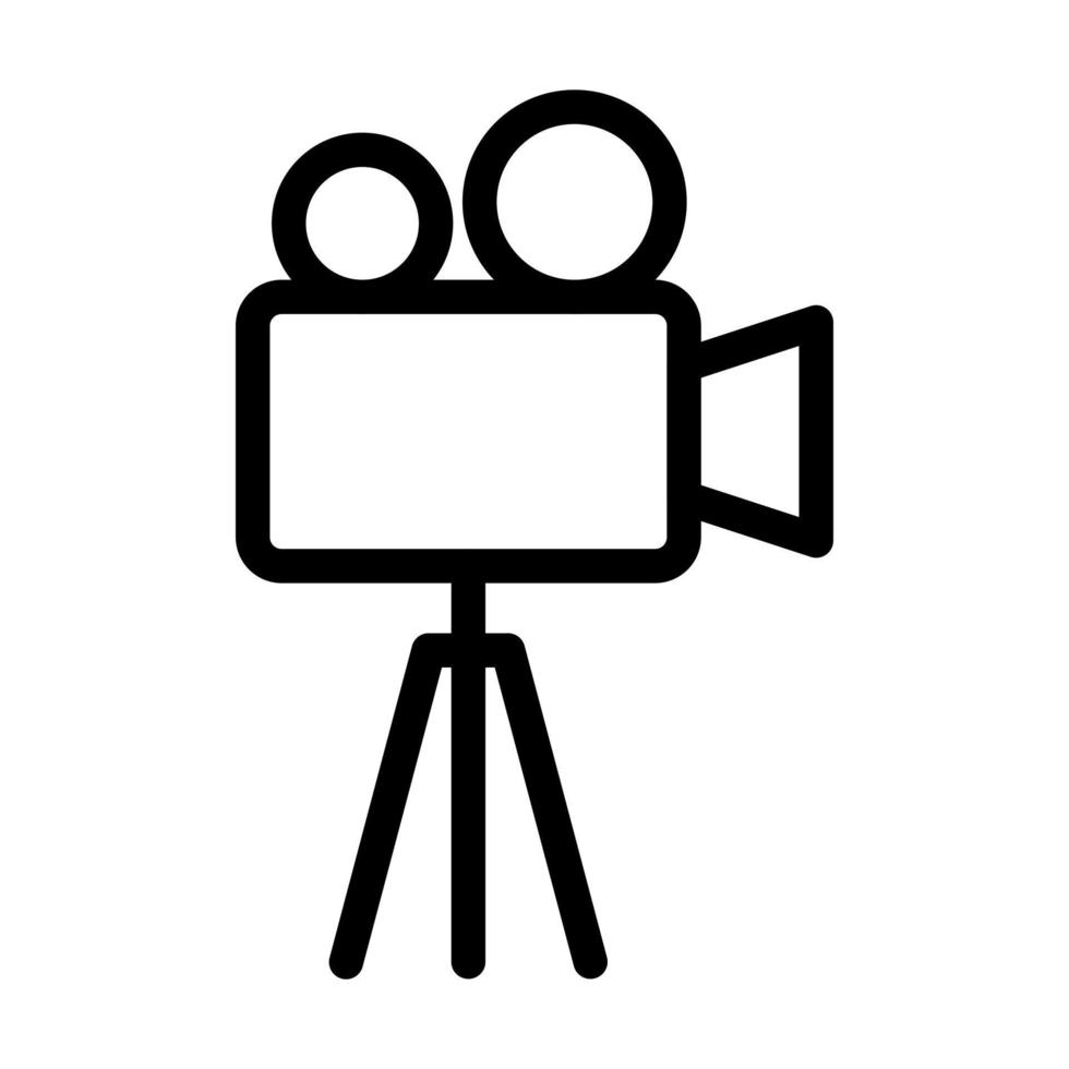 video telecamera icona design vettore