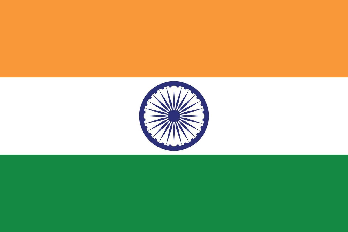 bandiera di India vettore illustrazione