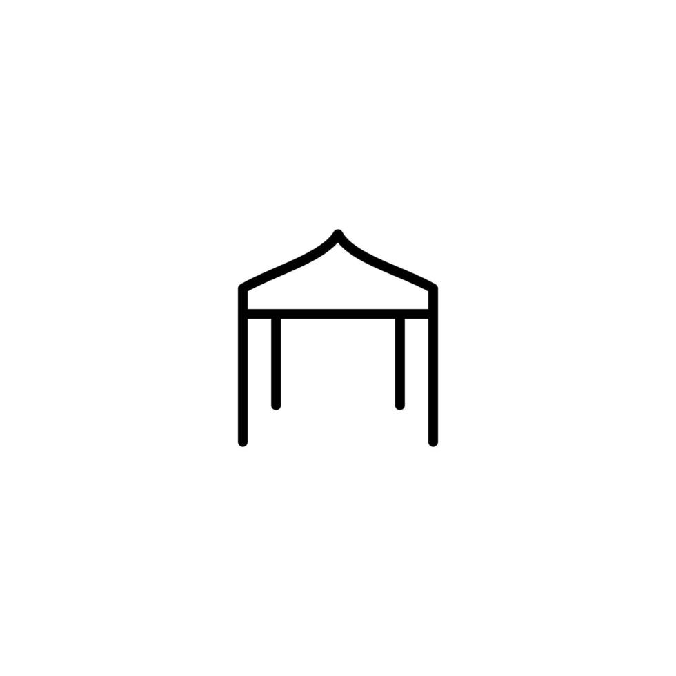 tenda icona semplice vettore Perfetto illustrazione