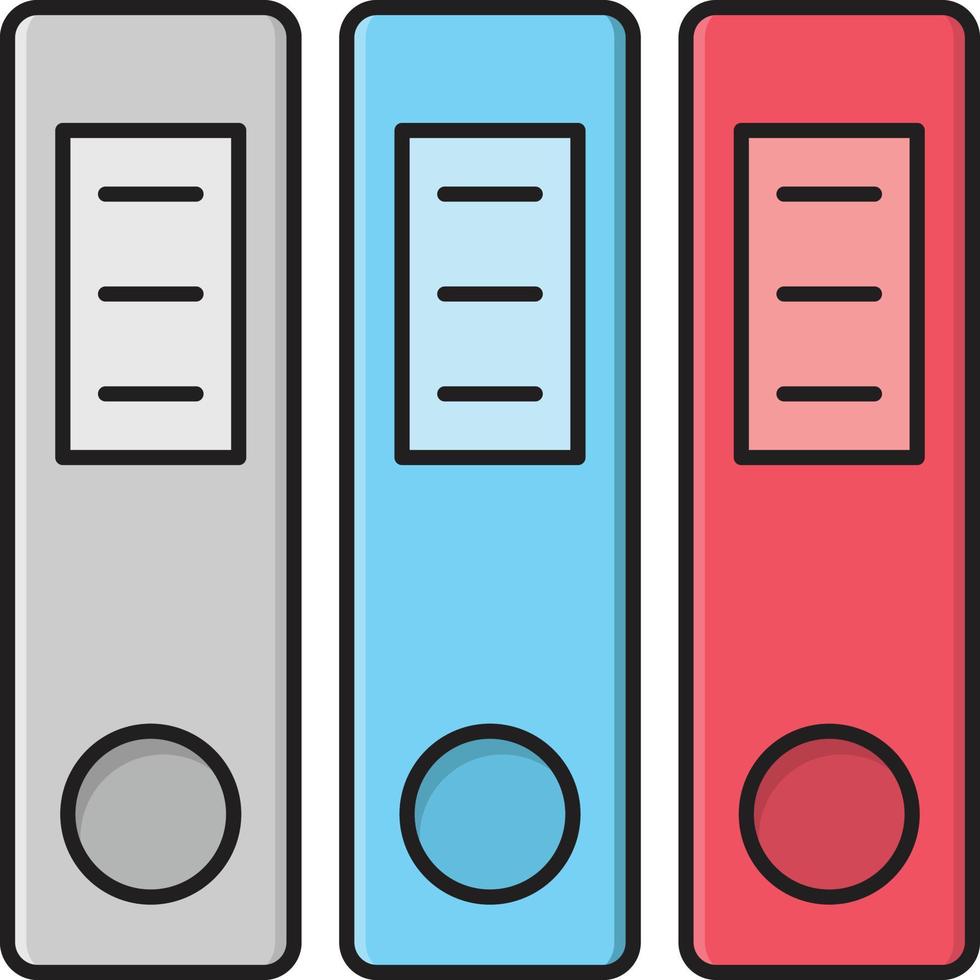 raccoglitore File vettore illustrazione su un' sfondo.premio qualità simboli.vettore icone per concetto e grafico design.