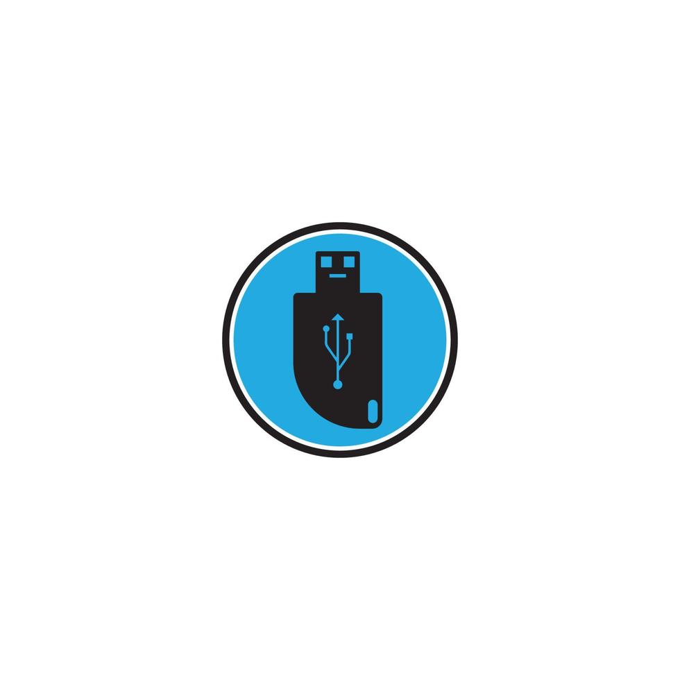 USB simbolo logo vettore icona