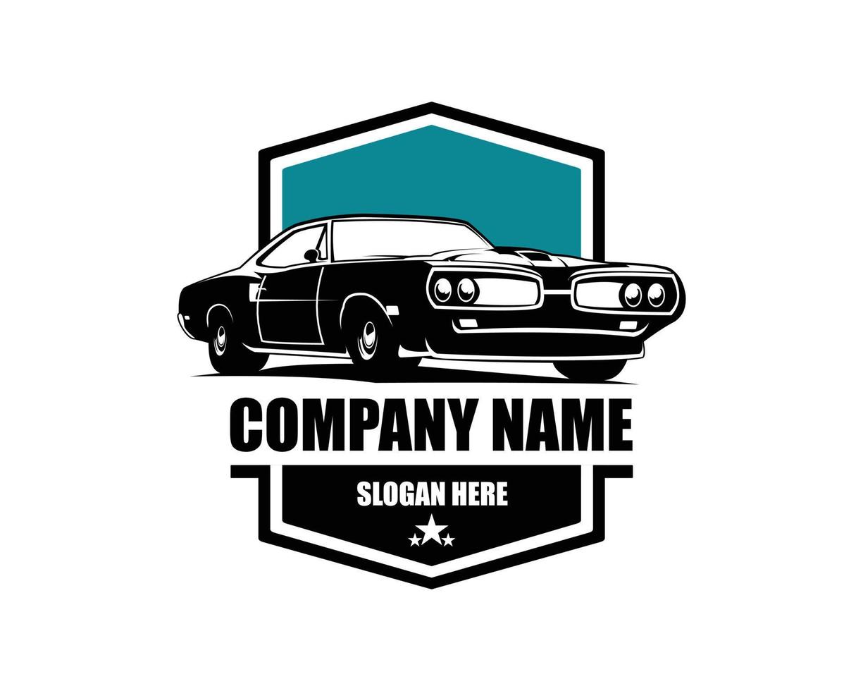 classico Vintage ▾ auto logo design vettore