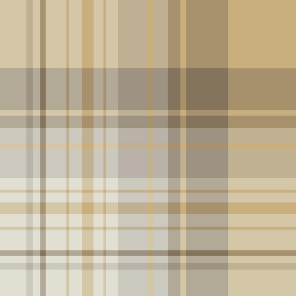 senza soluzione di continuità modello nel beige, grigio, Marrone colori per plaid, tessuto, tessile, Abiti, tovaglia e altro le cose. vettore Immagine.