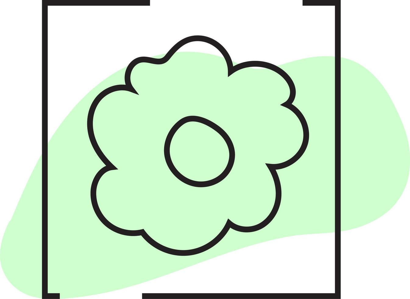 poco bambino fiore, icona illustrazione, vettore su bianca sfondo