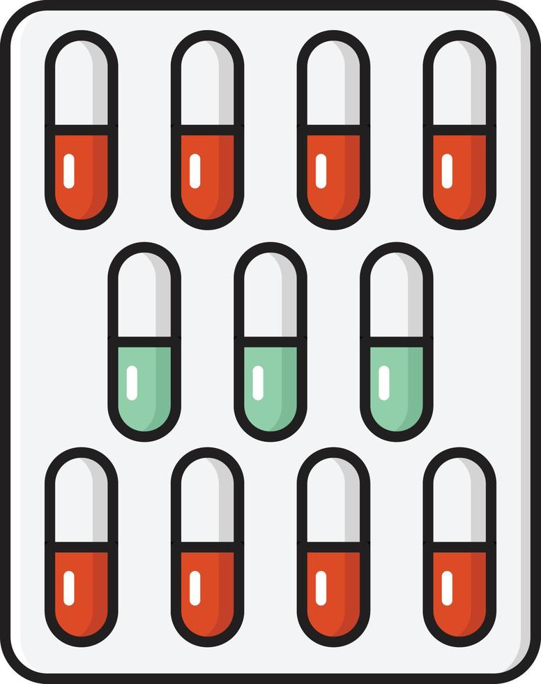 illustrazione vettoriale della capsula su uno sfondo. simboli di qualità premium. icone vettoriali per il concetto e la progettazione grafica.