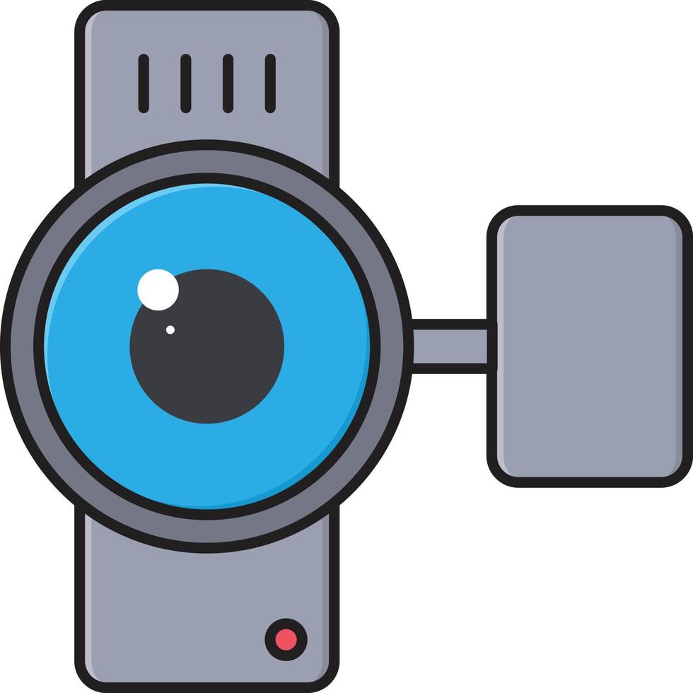 telecamera registratore vettore illustrazione su un' sfondo.premio qualità simboli.vettore icone per concetto e grafico design.