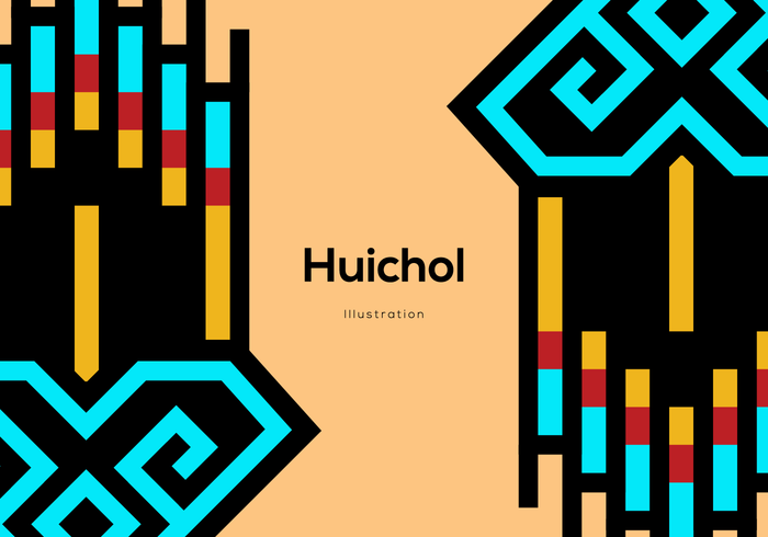 Illustrazione vettoriale di Huichol