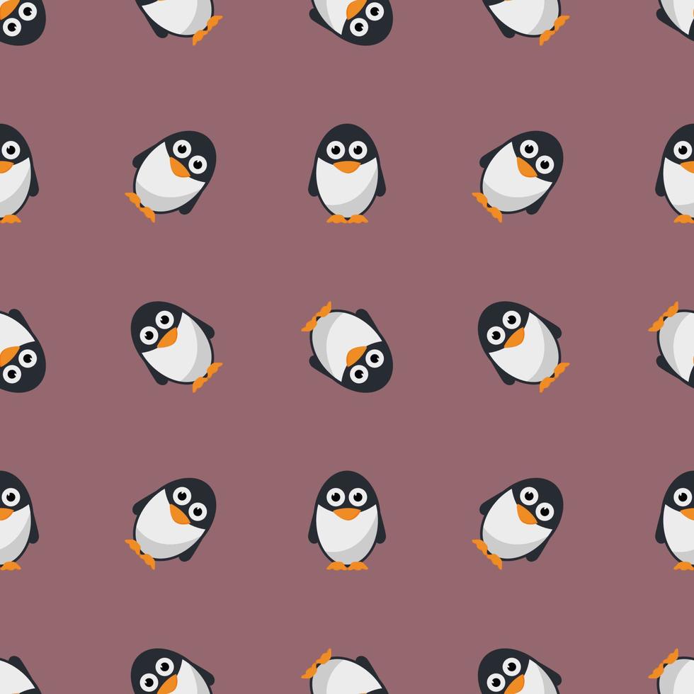 carino pinguini, illustrazione, vettore su bianca sfondo