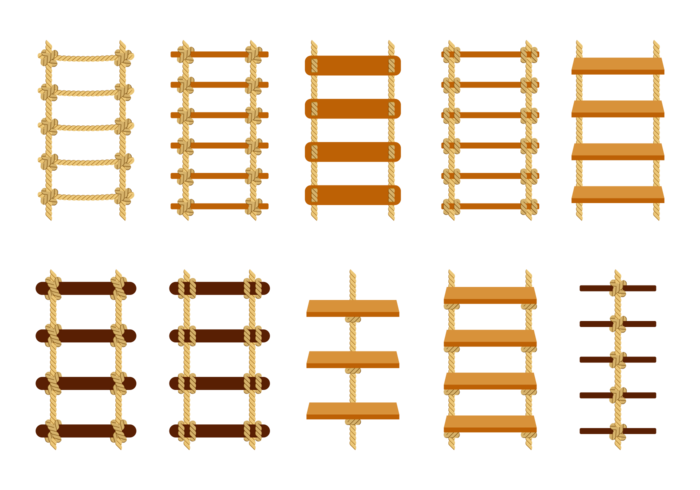 Vettore di scaletta di corda gratis