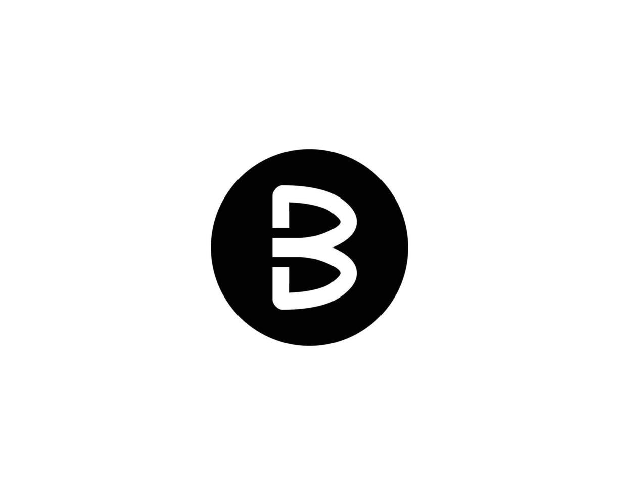 B logo design vettore modello