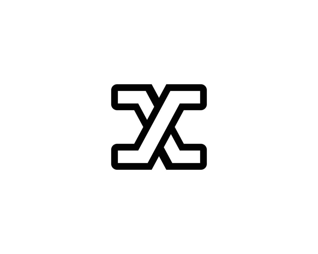 X logo design vettore modello