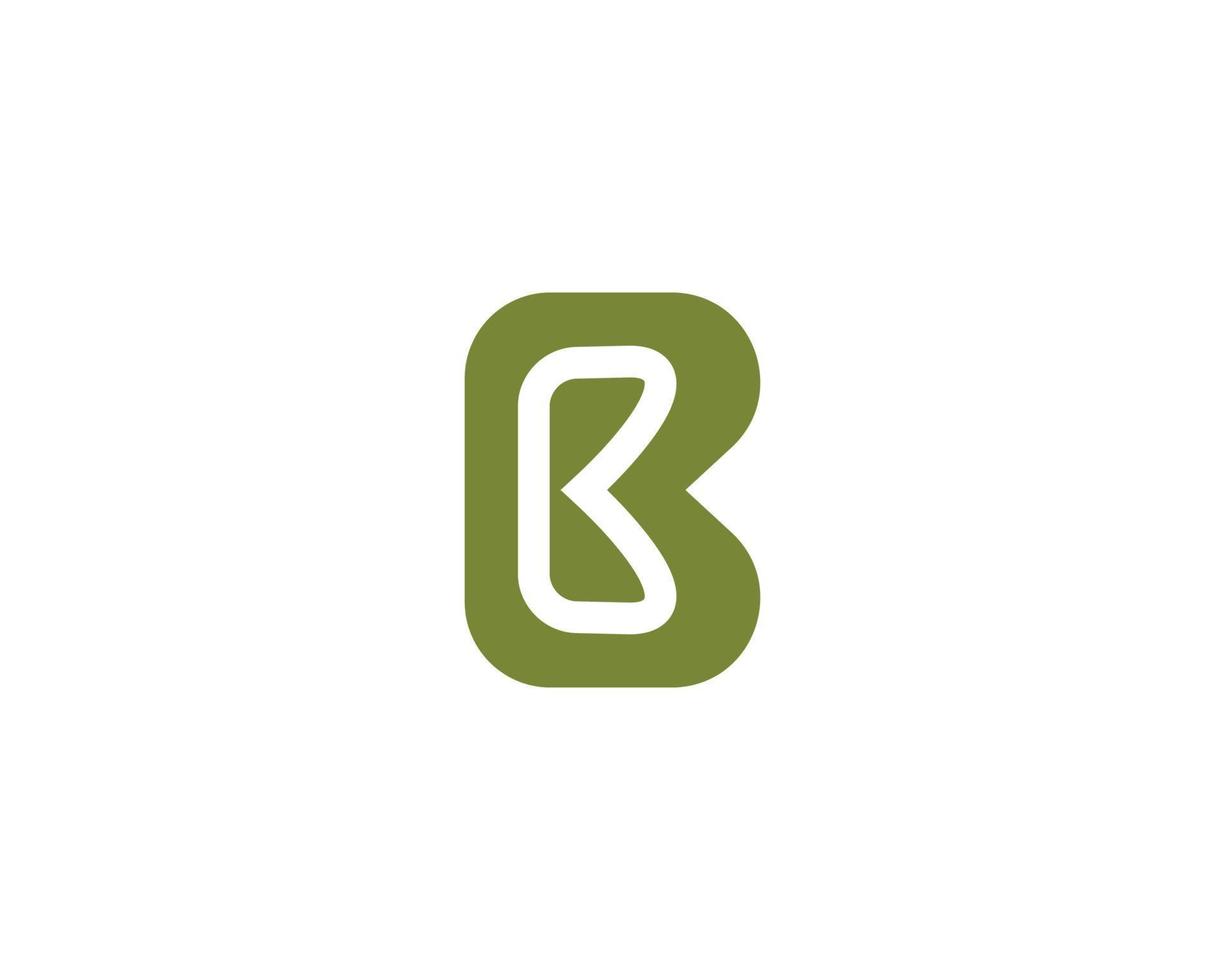 B logo design vettore modello