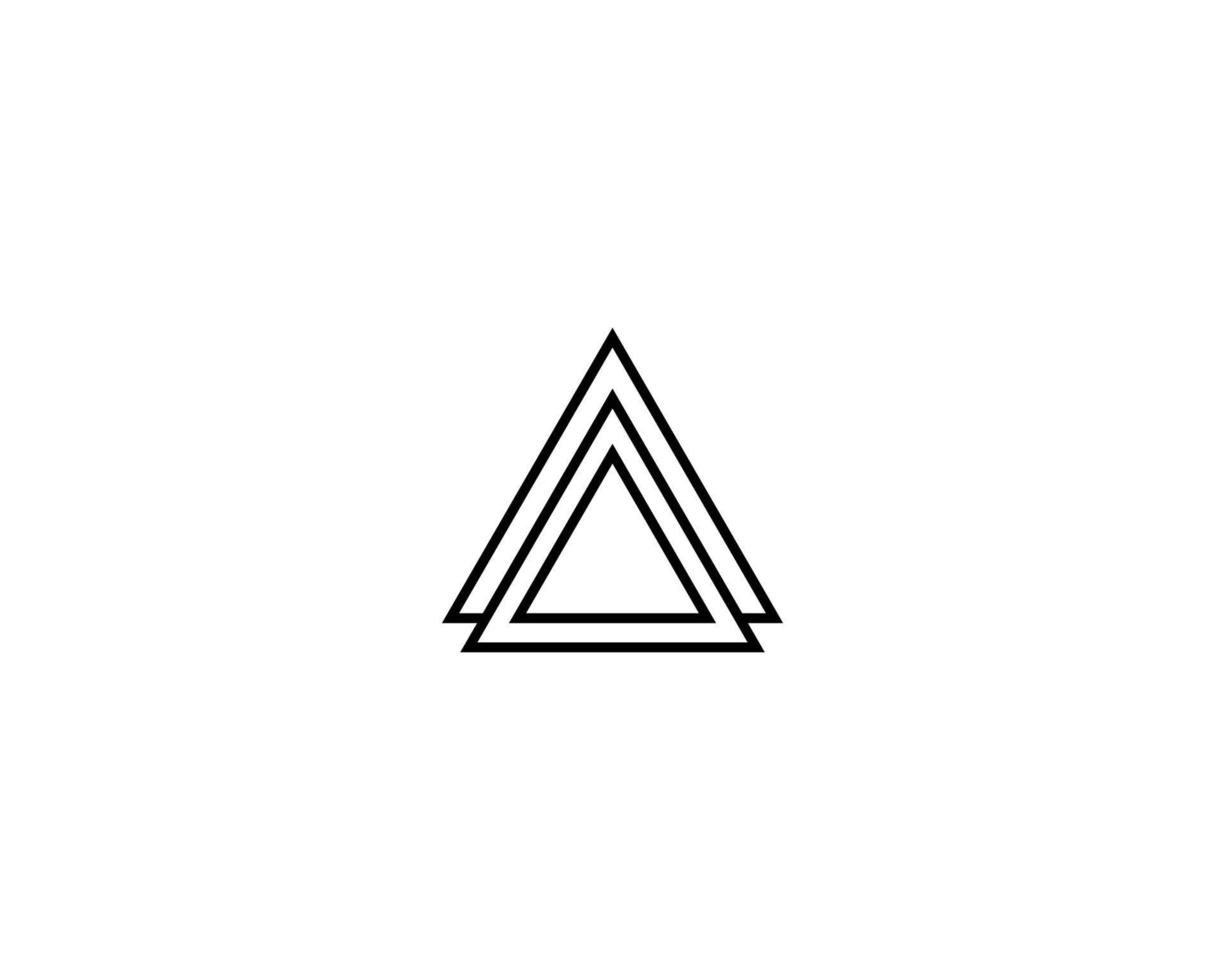 un' aa lettera logo design vettore modello