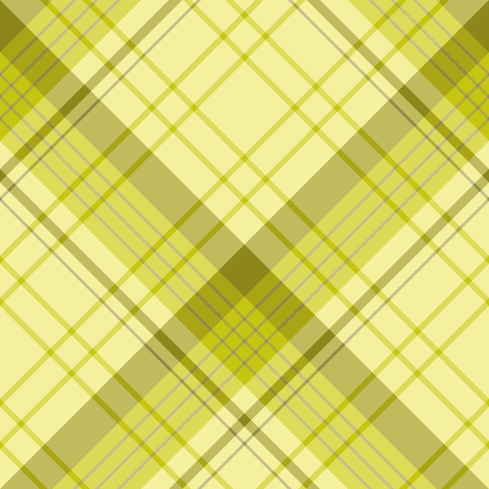 senza soluzione di continuità modello nel semplice discreto giallo colori per plaid, tessuto, tessile, Abiti, tovaglia e altro le cose. vettore Immagine. 2