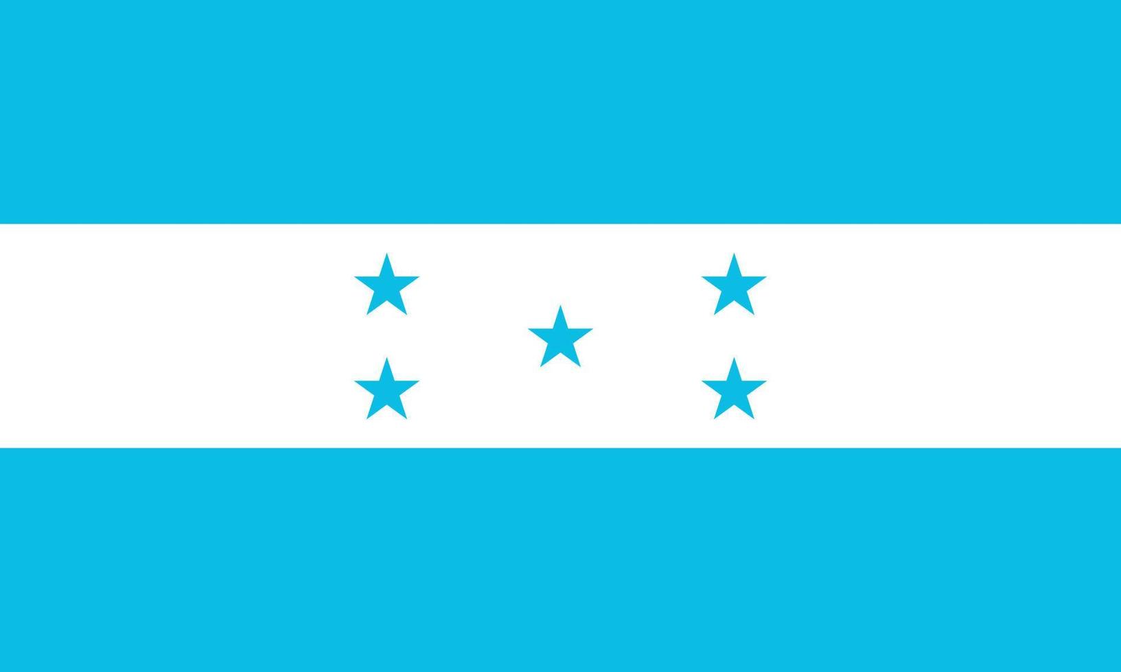 Honduras nazionale bandiera vettore illustrazione
