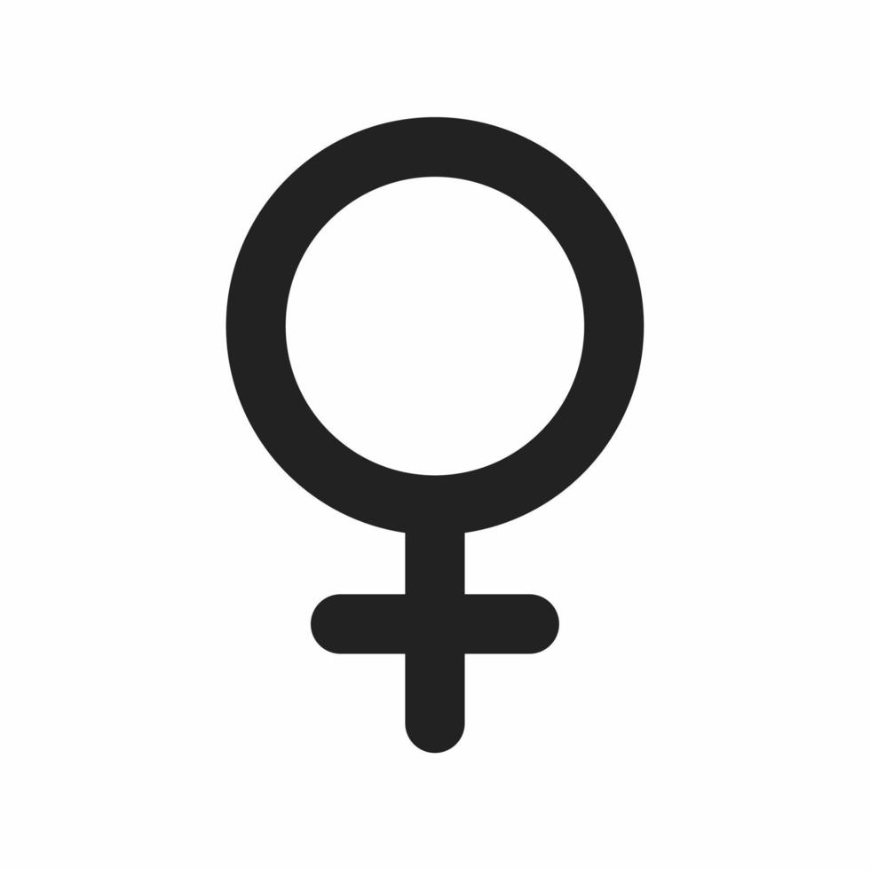 icona simbolo femminile vettore
