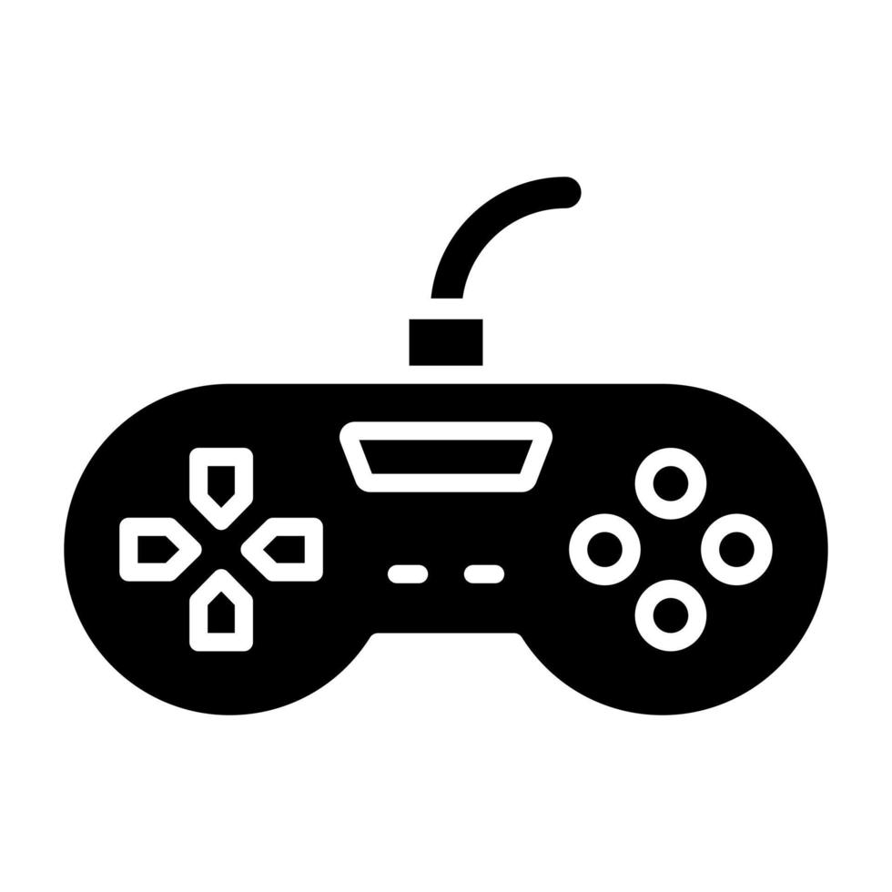 stile icona del controller di gioco vettore