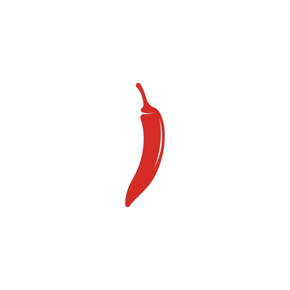 chili caldo e speziato cibo vettore logo design ispirazione. chili Pepe icona vettore logo modello.