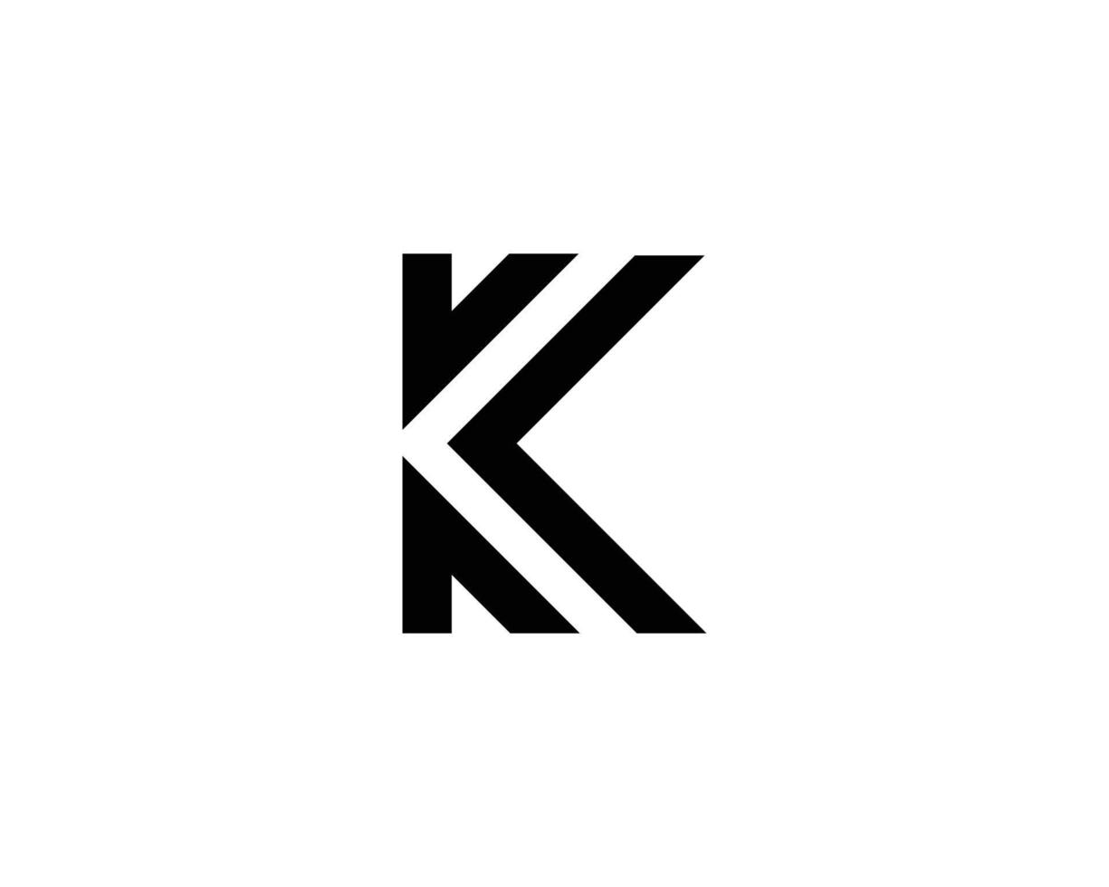 K logo design vettore modello