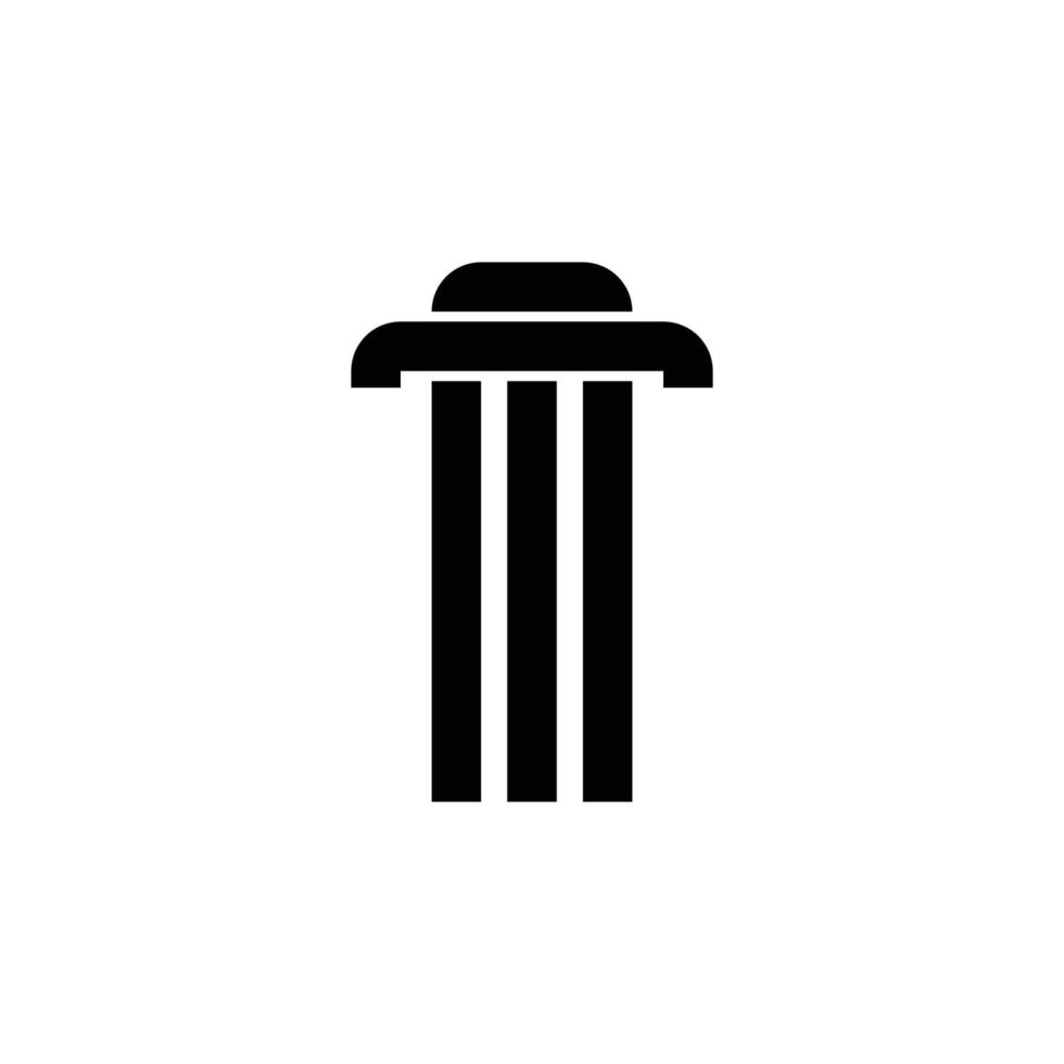 vettore del logo della colonna
