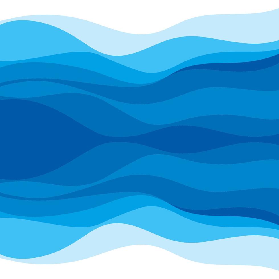 fondo astratto di progettazione dell'onda di acqua vettore