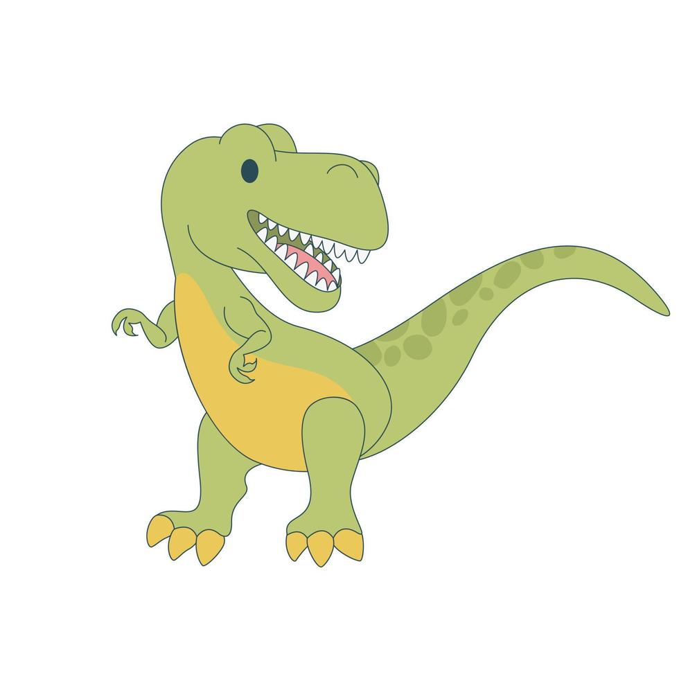 cartone animato dinosauro illustrazione vettore