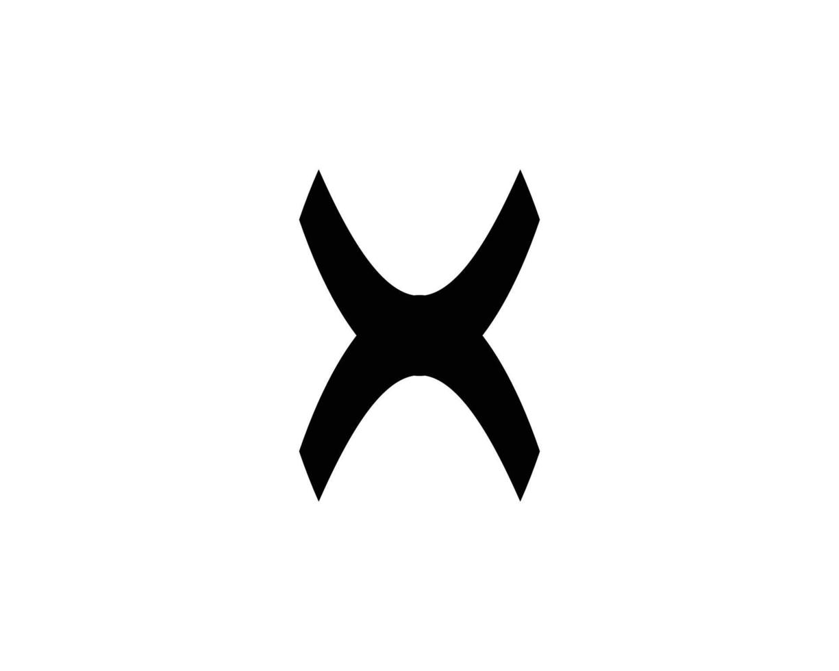 X logo design vettore modello