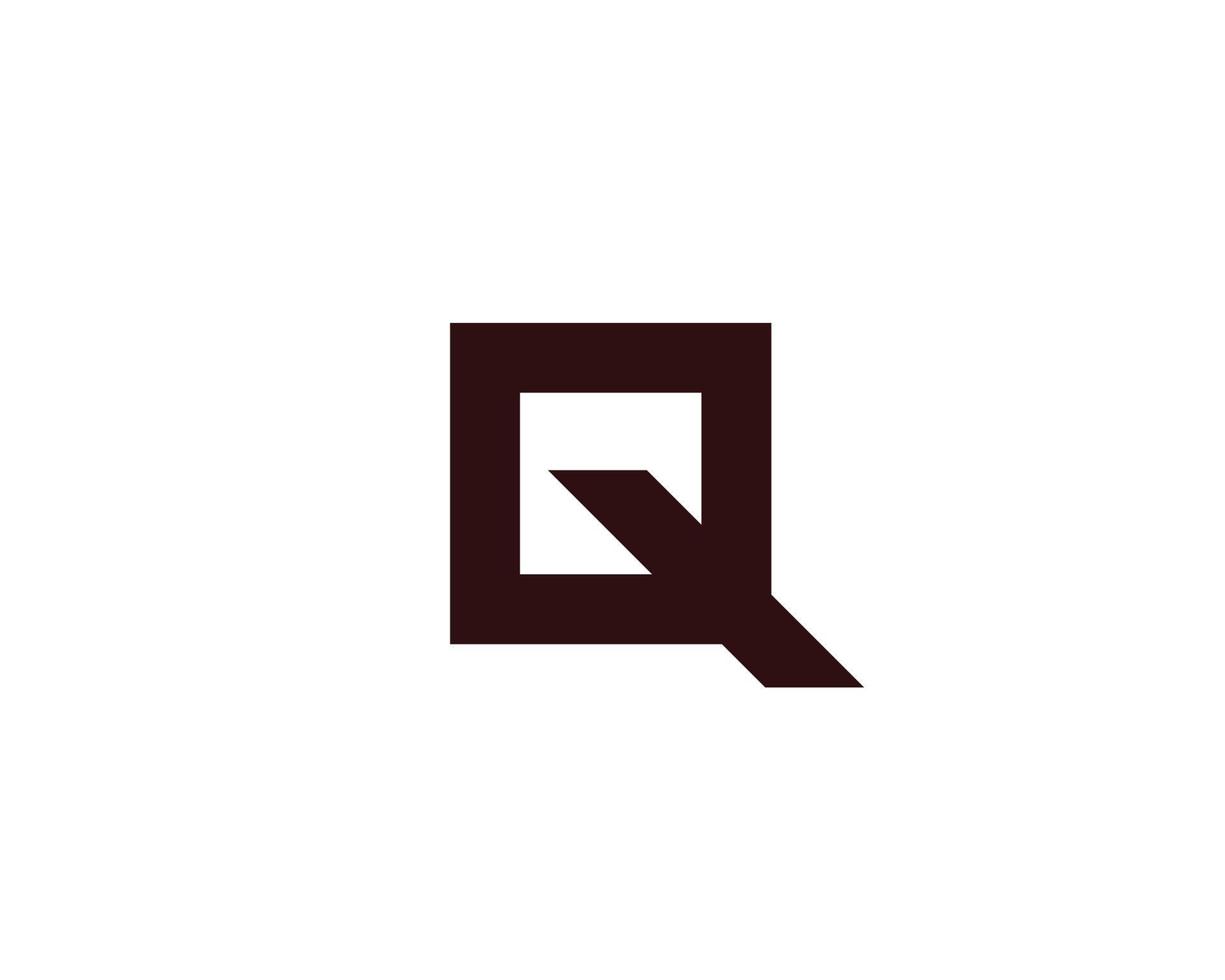 q logo design vettore modello