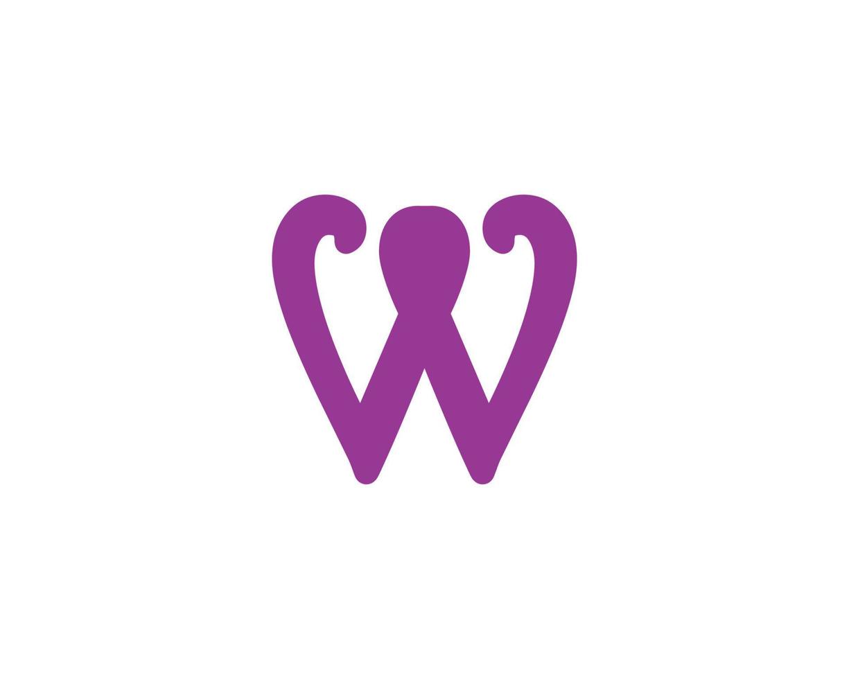 w ww logo design vettore modello