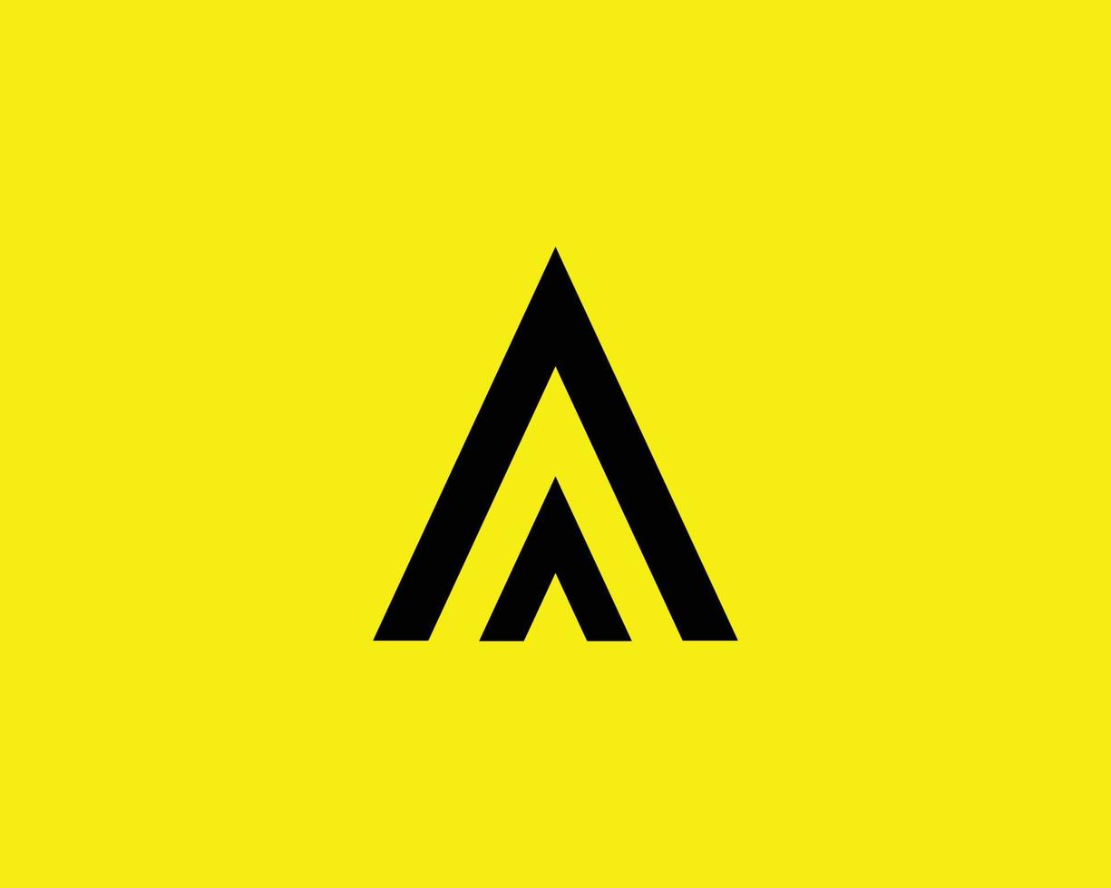 aa logo design vettore modello