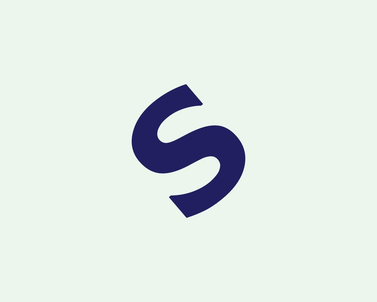 S logo design vettore modello