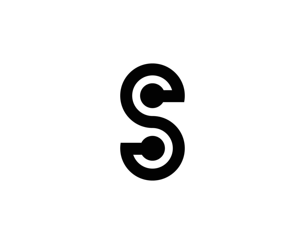 S logo design vettore modello