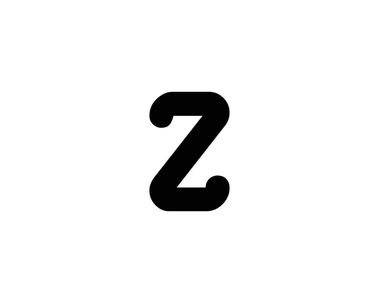 z zz logo design vettore modello