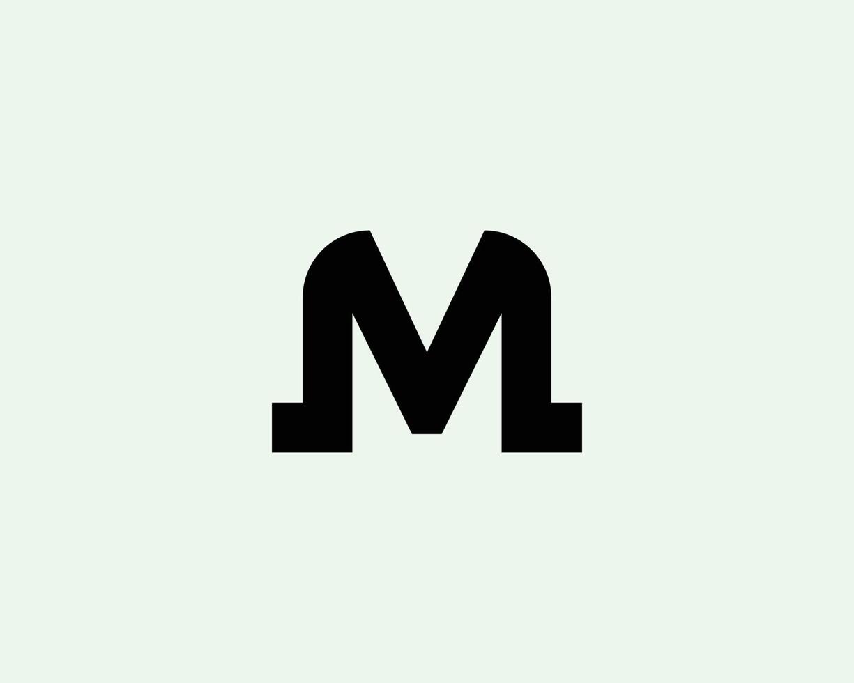 m logo design vettore modello