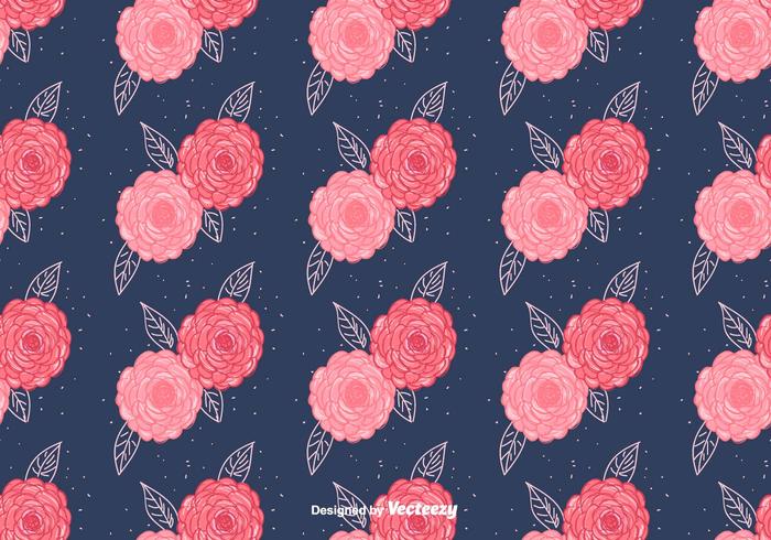 Camellia Vector Pattern gratuito