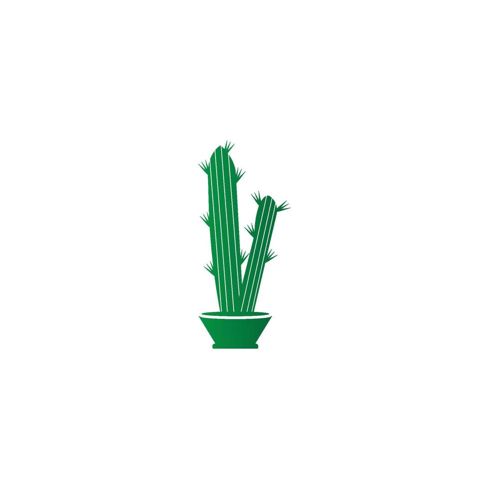 cactus logo modello vettore icona