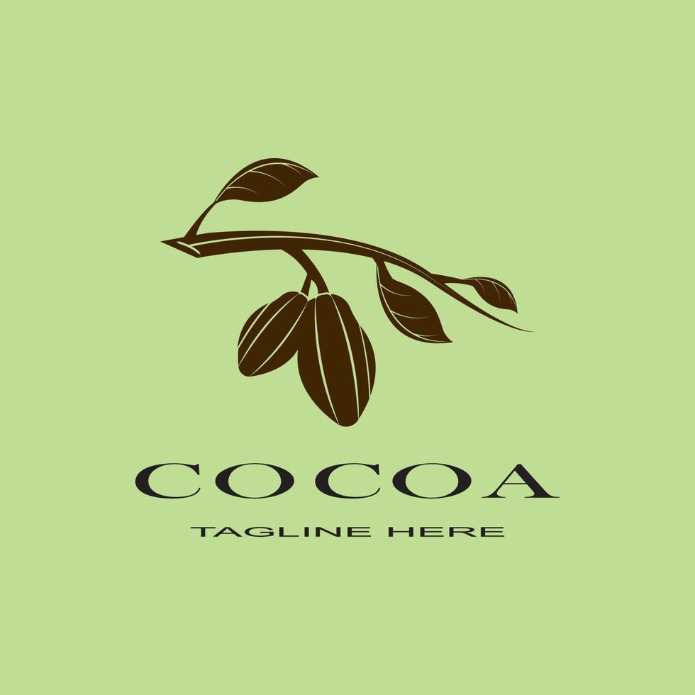 cacao, cacao logo vettore icona